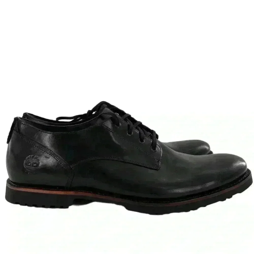 Timberland mens kendrick oxfords size 11.5 46.5 black leather waterproof